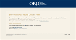 Desktop Screenshot of oral-roberts.org